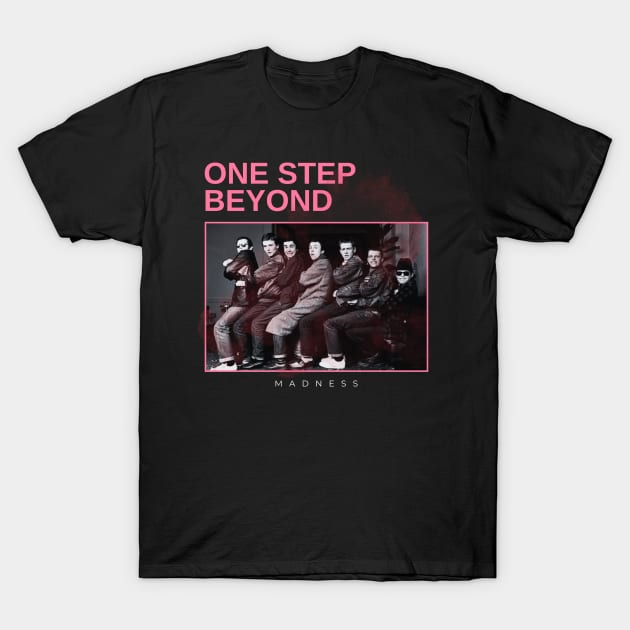 one step beyond - vintage minimalism T-Shirt by sagitaerniart